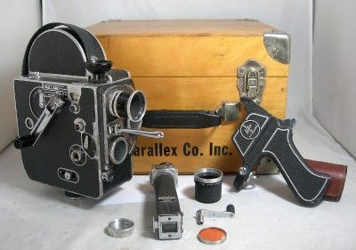 NICE PAILLARD BOLEX H16 16MM MOVIE CAMERA W/ YVAR 12.8 16MM AR LENS 