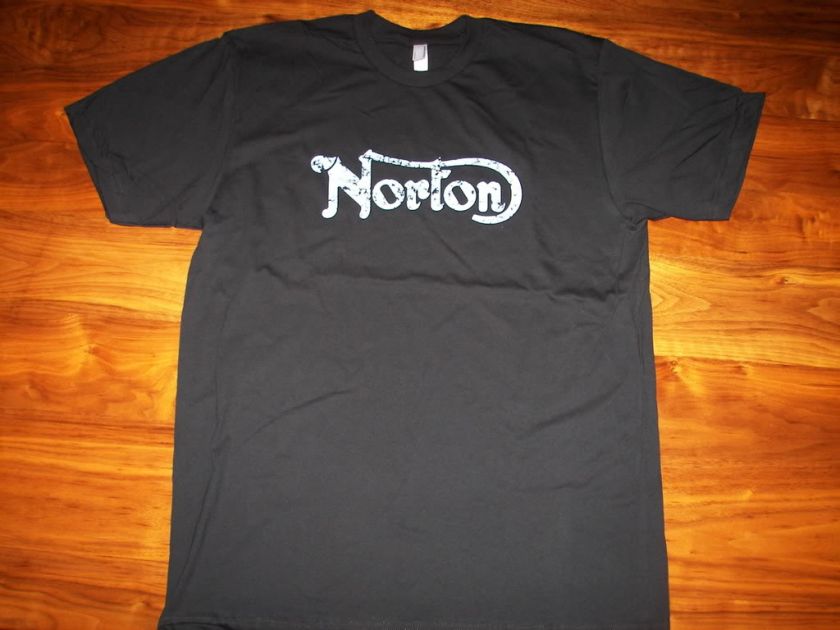 Norton Motorcycles T Shirt vintage ahrma commando 750  