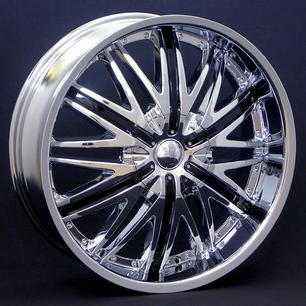 Wheel + Tire Packages 22 inch Triple chrome rims V830  