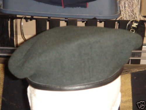 Canadian Forces Green Infantry Beret Leather 7 5/8  