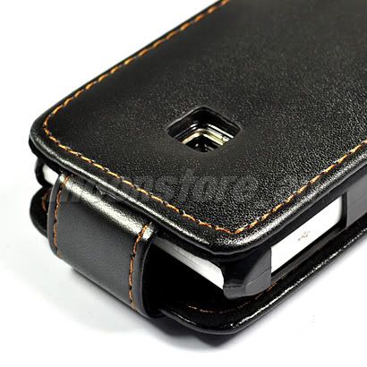 LEATHER CASE COVER POUCH FOR LG OPTIMUS GT540 BLACK  