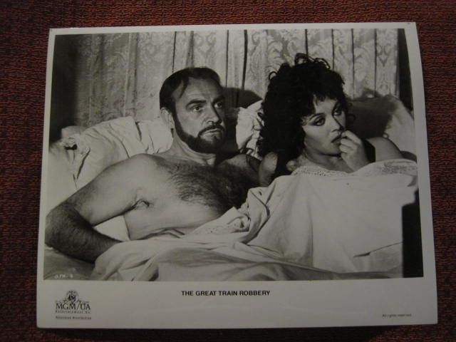 Sean Connery shirtless and bearded in bed (SH10)  