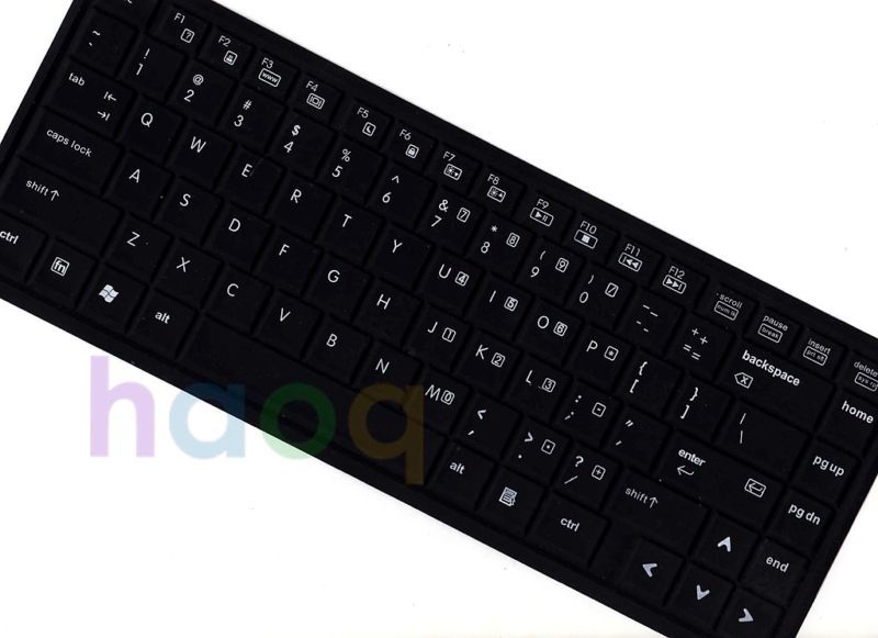 Black keyboard cover Protector Skin Compaq HP CQ40 CQ50  
