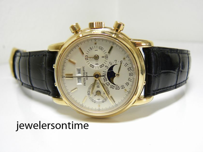 Patek Philippe Perpetual Calendar Chronograph 3970 3970J 36mm manual 