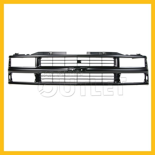 94 99 CHEVY SUBURBAN C/K PICKUP TAHOE BLACK FRONT GRILLE GRILL 