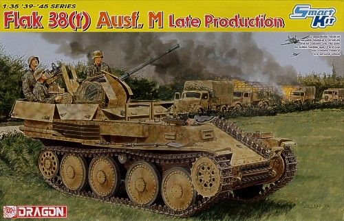 Dragon 6590 Flak 38(t) Ausf M Late 1/35 Scale Model Kit 089195865908 