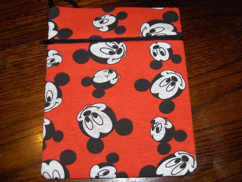 Mickey Mouse fabric purse bag tablet kindle case 2  