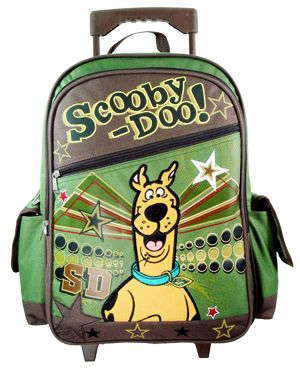 NEW Large SCOOBY DOO Rolling BACKPACK School Travel Bag  